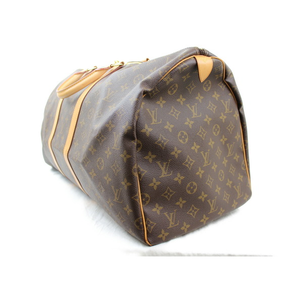 Louis Vuitton Monogram Brown 55 Keepall Bag - Picture 1 of 13